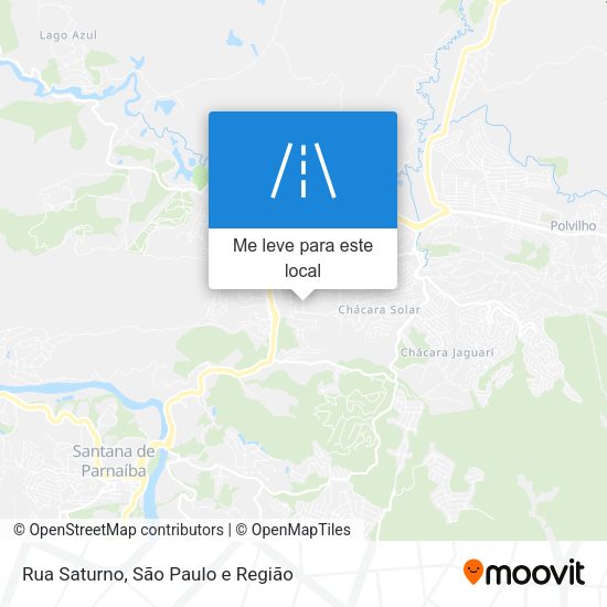 Rua Saturno mapa