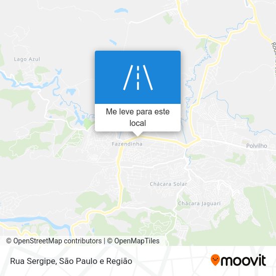 Rua Sergipe mapa