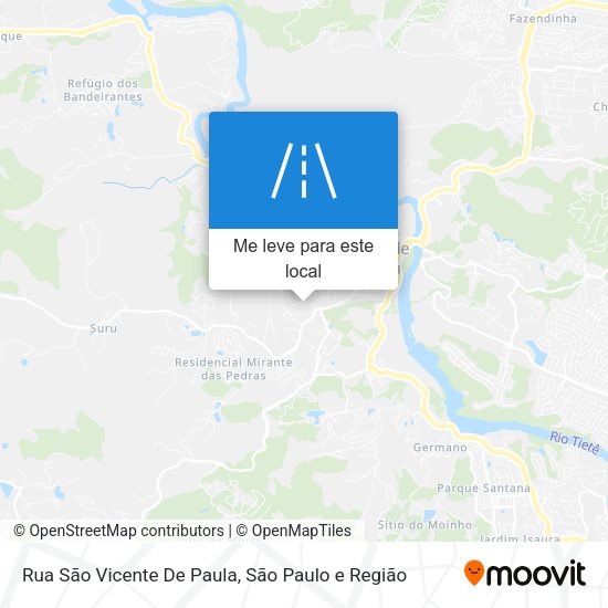 Rua São Vicente De Paula mapa