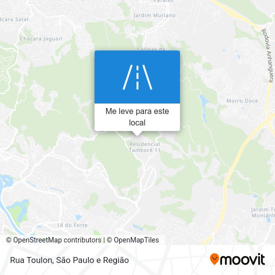 Rua Toulon mapa