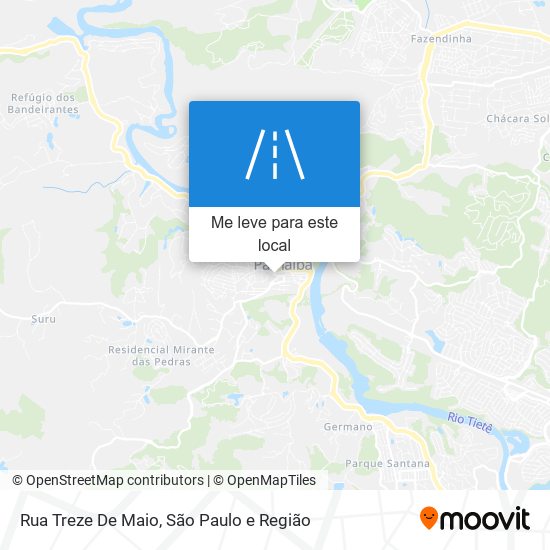 Rua Treze De Maio mapa