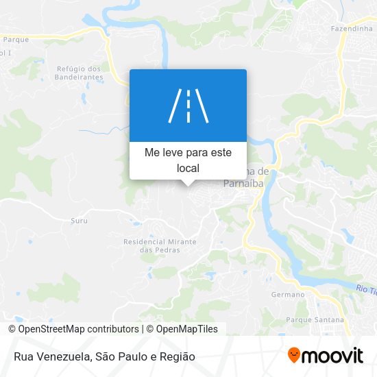 Rua Venezuela mapa