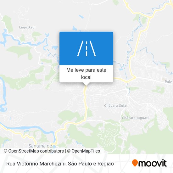 Rua Victorino Marchezini mapa