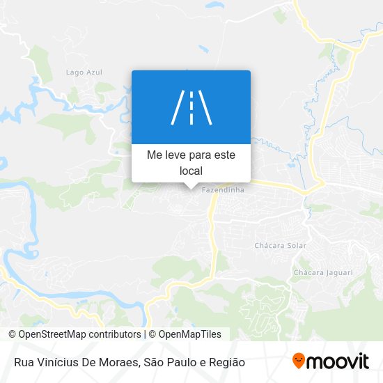 Rua Vinícius De Moraes mapa