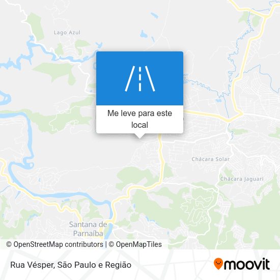 Rua Vésper mapa
