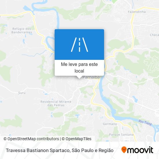 Travessa Bastianon Spartaco mapa