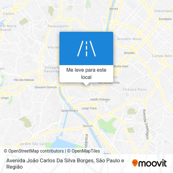 Avenida João Carlos Da Silva Borges mapa