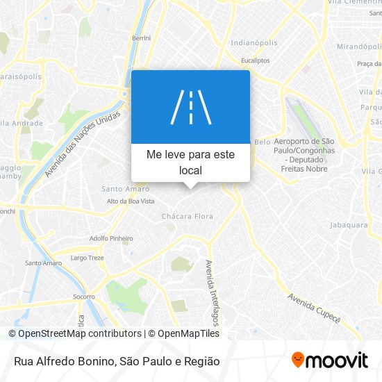 Rua Alfredo Bonino mapa