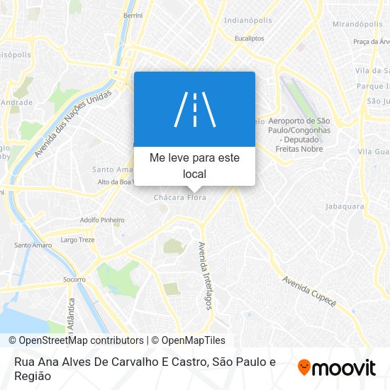 Rua Ana Alves De Carvalho E Castro mapa