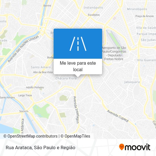 Rua Arataca mapa