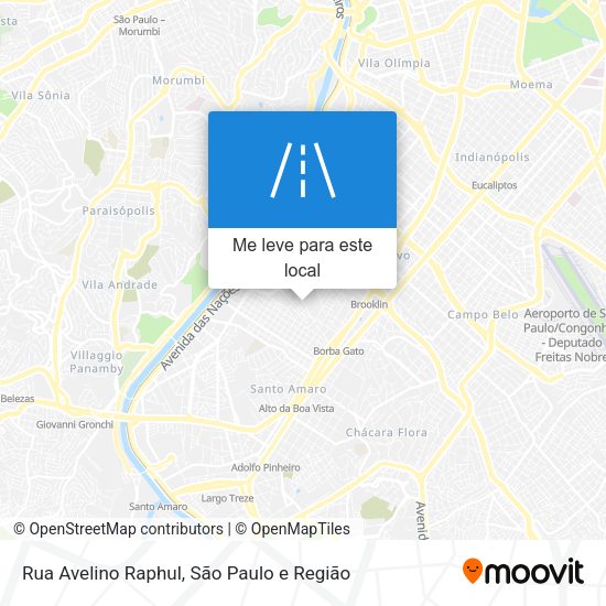 Rua Avelino Raphul mapa