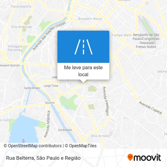 Rua Belterra mapa