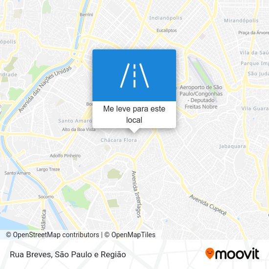 Rua Breves mapa