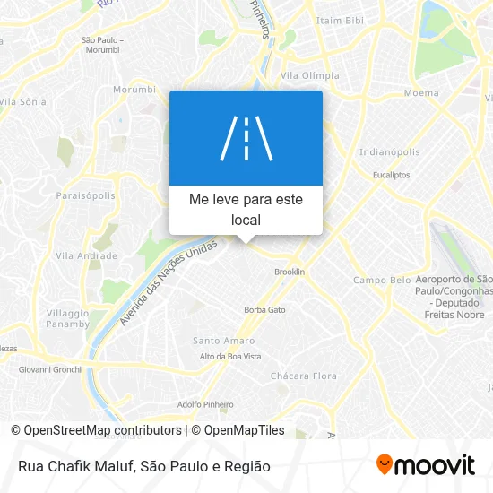 Rua Chafik Maluf mapa