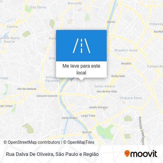 Rua Dalva De Oliveira mapa