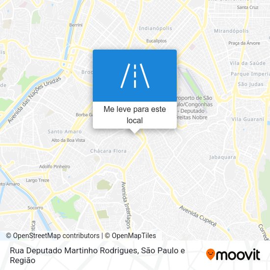 Rua Deputado Martinho Rodrigues mapa