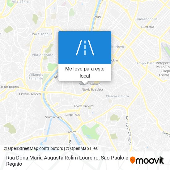 Rua Dona Maria Augusta Rolim Loureiro mapa