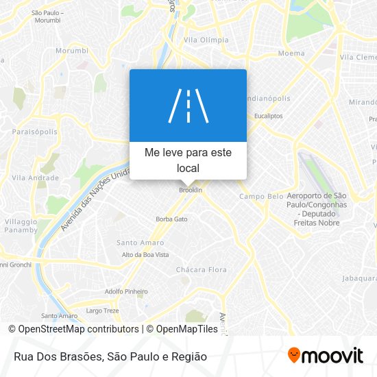 Rua Dos Brasões mapa