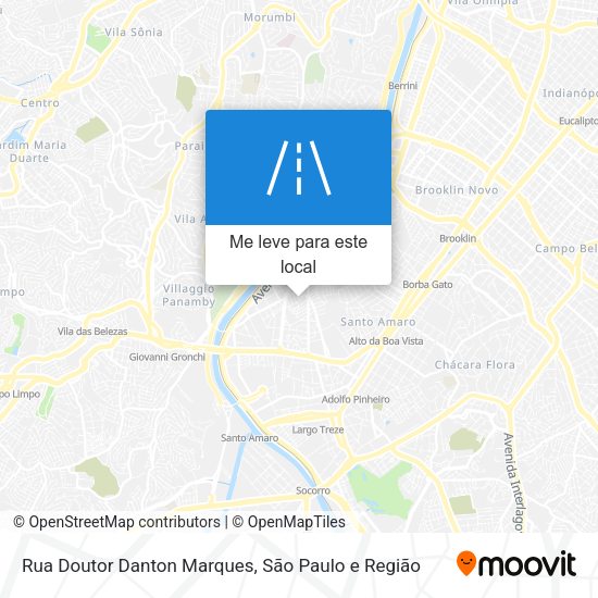 Rua Doutor Danton Marques mapa