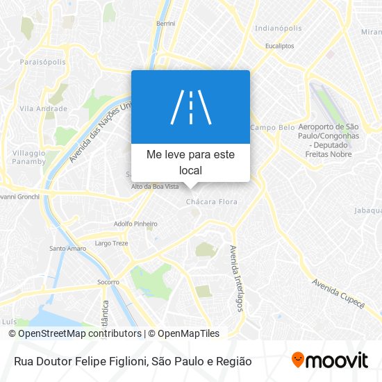 Rua Doutor Felipe Figlioni mapa