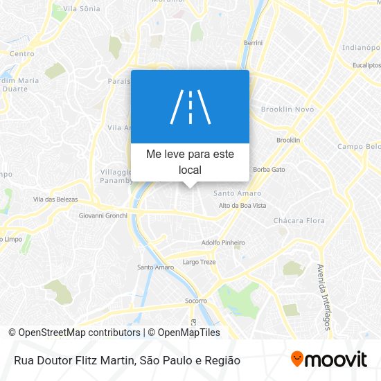 Rua Doutor Flitz Martin mapa