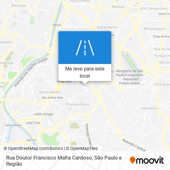 Rua Doutor Francisco Malta Cardoso mapa