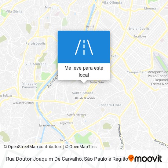 Rua Doutor Joaquim De Carvalho mapa