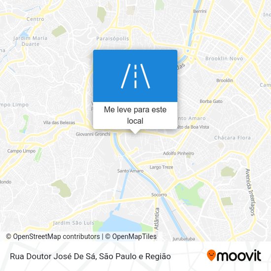 Rua Doutor José De Sá mapa