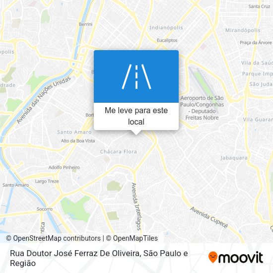 Rua Doutor José Ferraz De Oliveira mapa