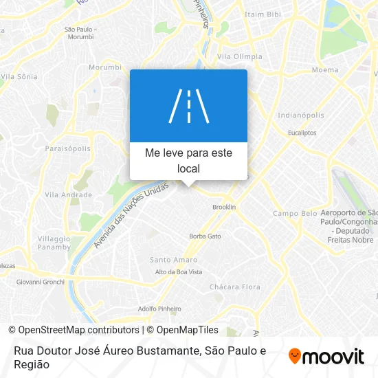 Rua Doutor José Áureo Bustamante mapa