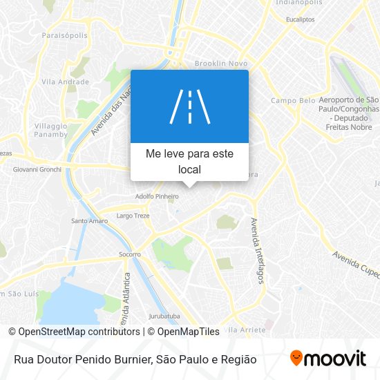 Rua Doutor Penido Burnier mapa