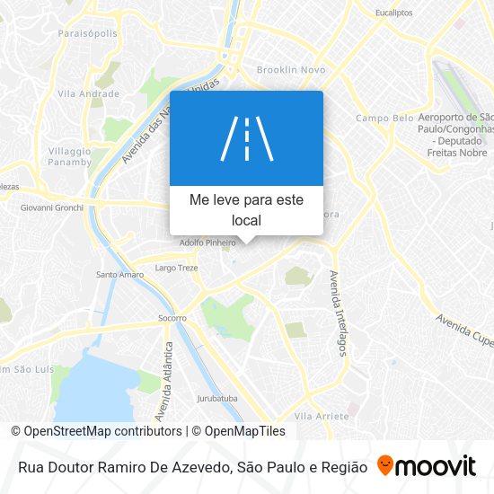 Rua Doutor Ramiro De Azevedo mapa