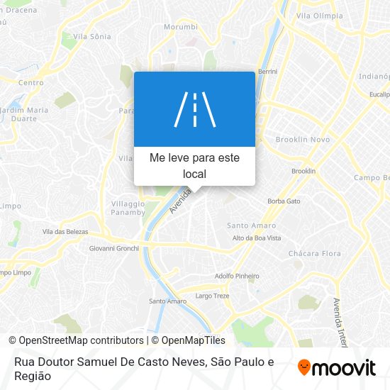 Rua Doutor Samuel De Casto Neves mapa
