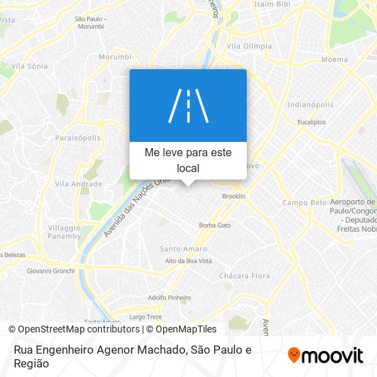 Rua Engenheiro Agenor Machado mapa