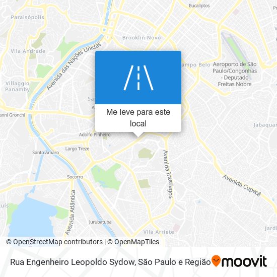 Rua Engenheiro Leopoldo Sydow mapa