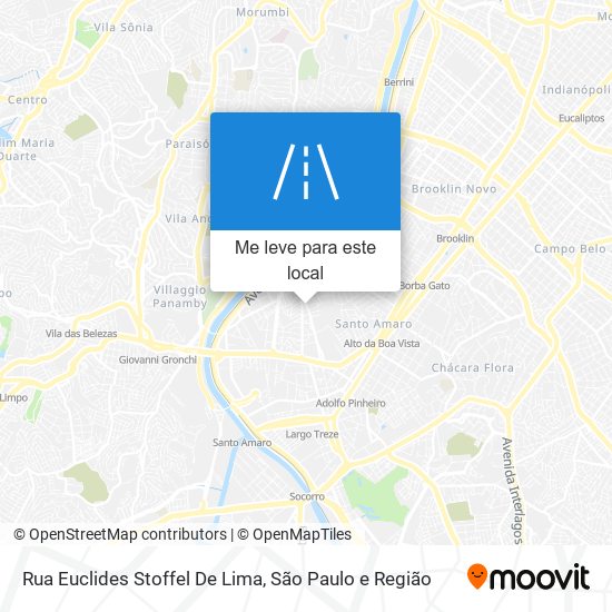 Rua Euclides Stoffel De Lima mapa