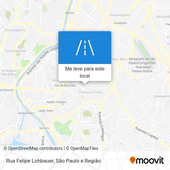 Rua Felipe Lohbauer mapa