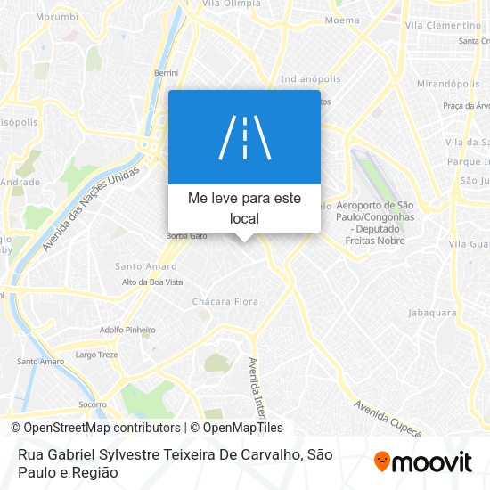 Rua Gabriel Sylvestre Teixeira De Carvalho mapa