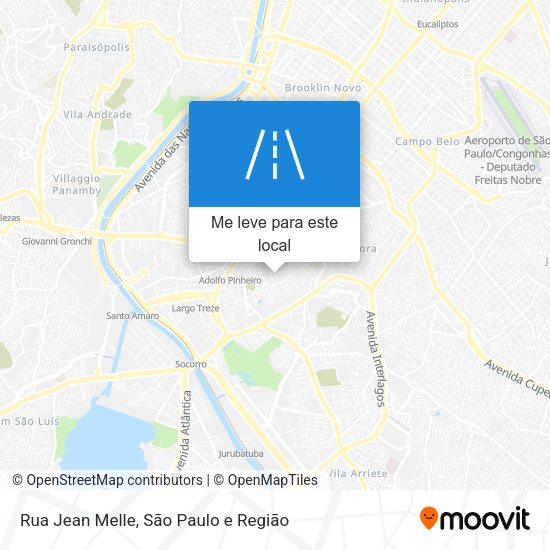 Rua Jean Melle mapa