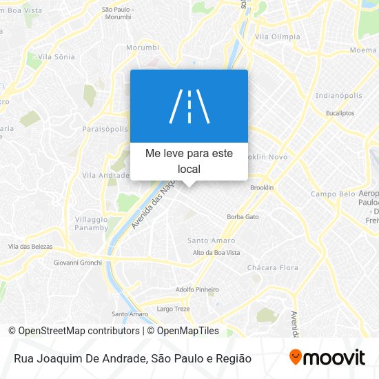 Rua Joaquim De Andrade mapa