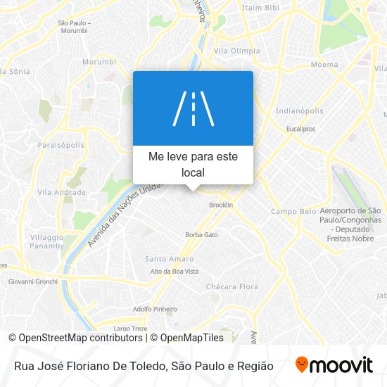 Rua José Floriano De Toledo mapa
