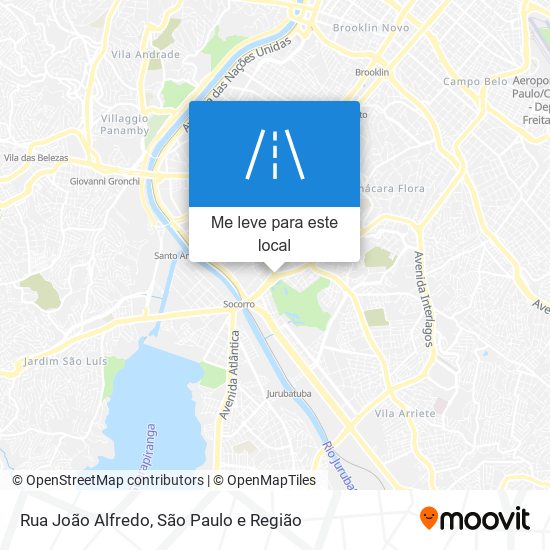 Rua João Alfredo mapa