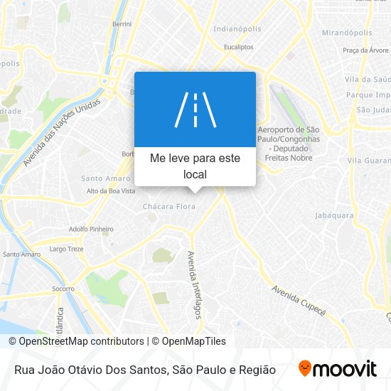 Rua João Otávio Dos Santos mapa