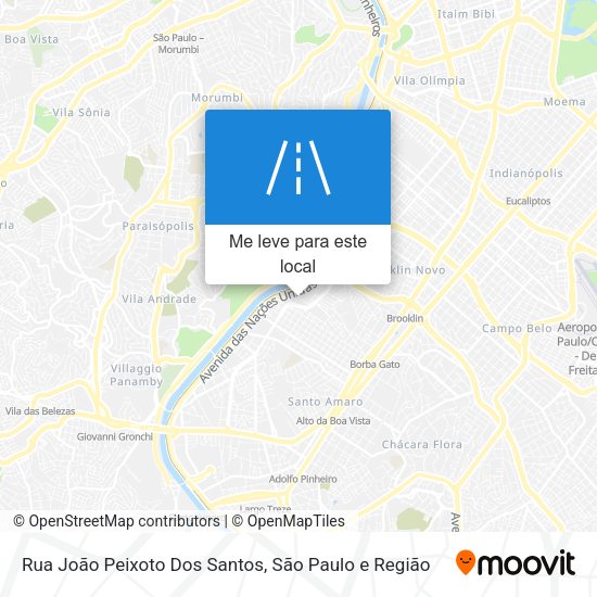 Rua João Peixoto Dos Santos mapa