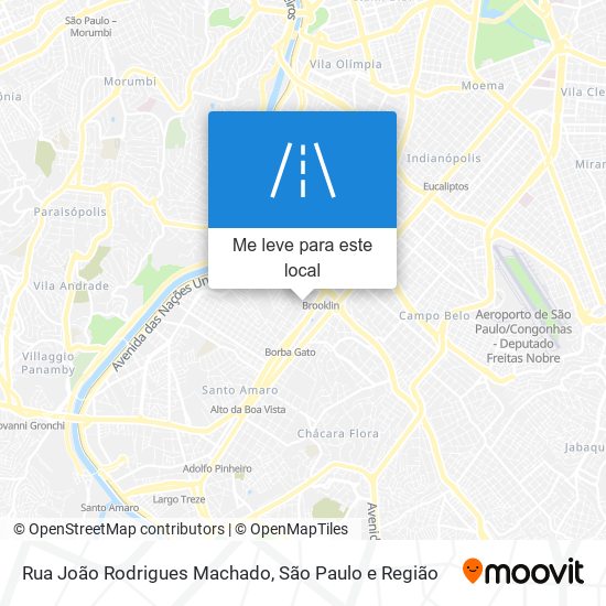 Rua João Rodrigues Machado mapa