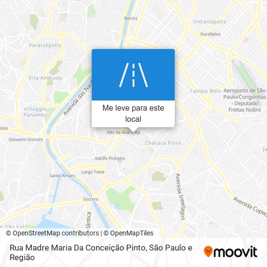 Rua Madre Maria Da Conceição Pinto mapa