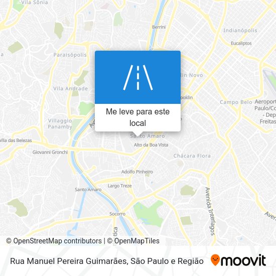 Rua Manuel Pereira Guimarães mapa