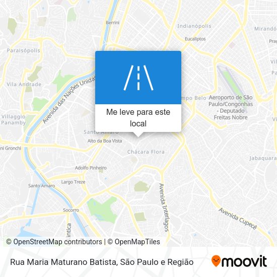 Rua Maria Maturano Batista mapa