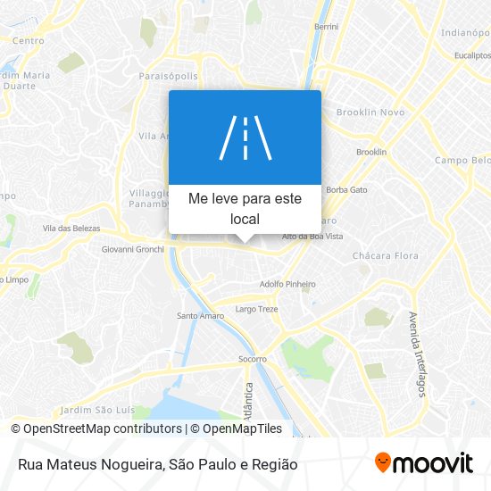 Rua Mateus Nogueira mapa