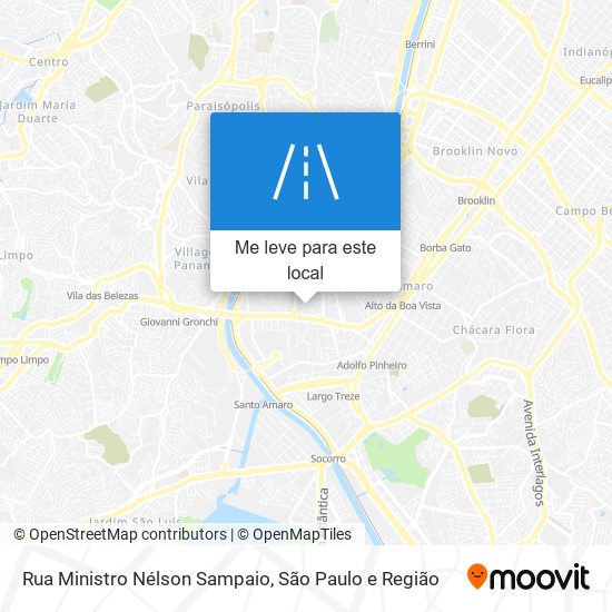 Rua Ministro Nélson Sampaio mapa